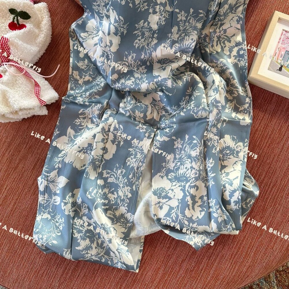 Reformation Frankie Silk Dress - Porcelain - Picture 13 of 13